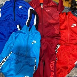 Baby boy Nike sets and 1 adidas set!
